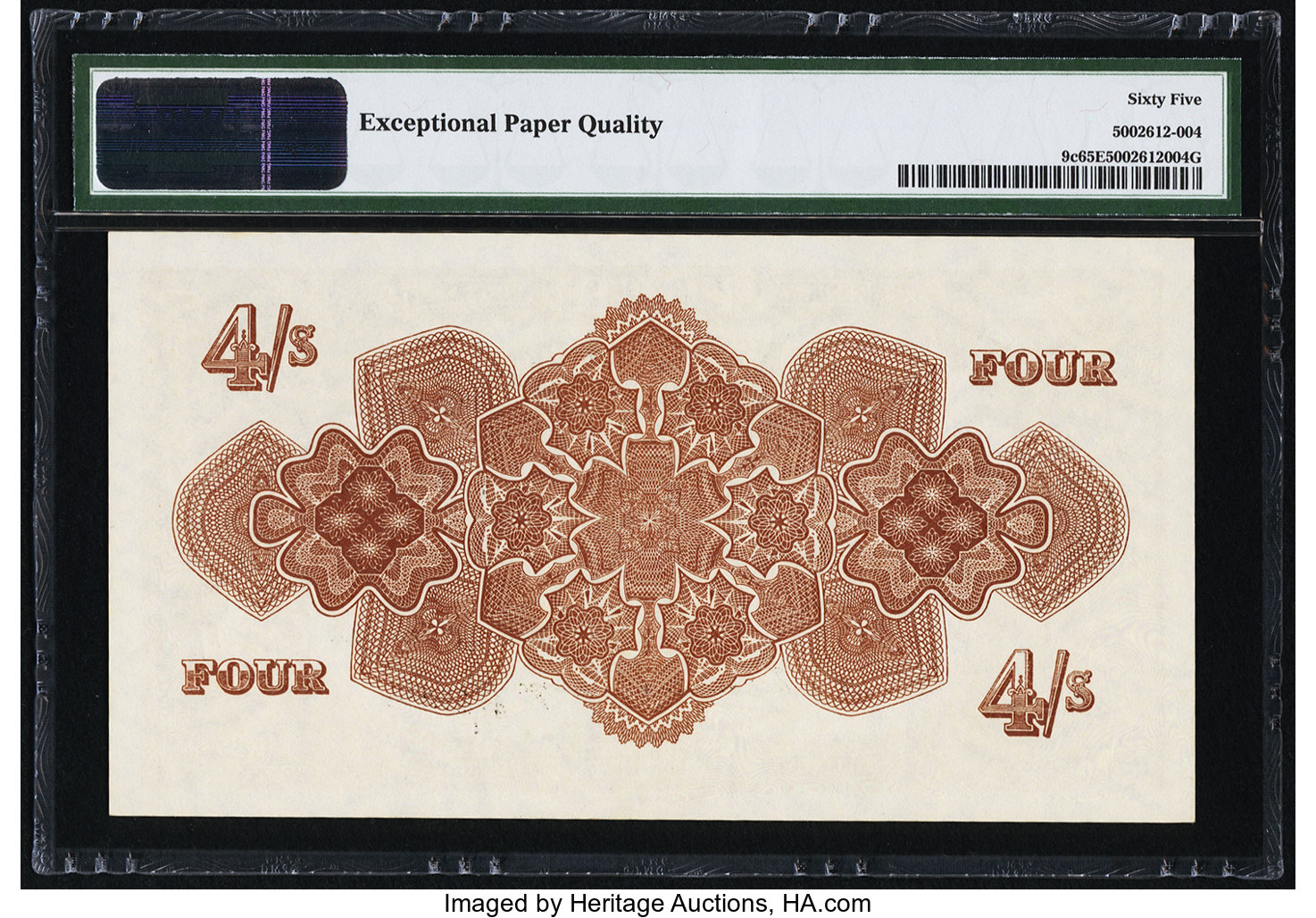 image for: Tonga  4 shillings(B109g)