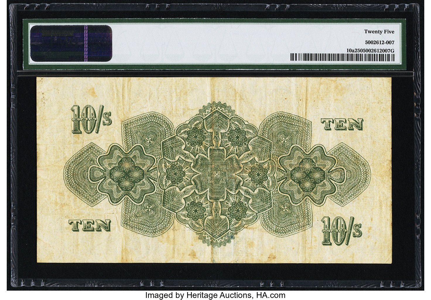 image for: Tonga  10 shillings(B110c)