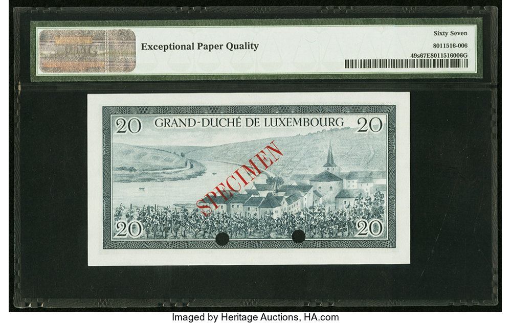 image for: Luxembourg  50 frang (francs) (B329as2)