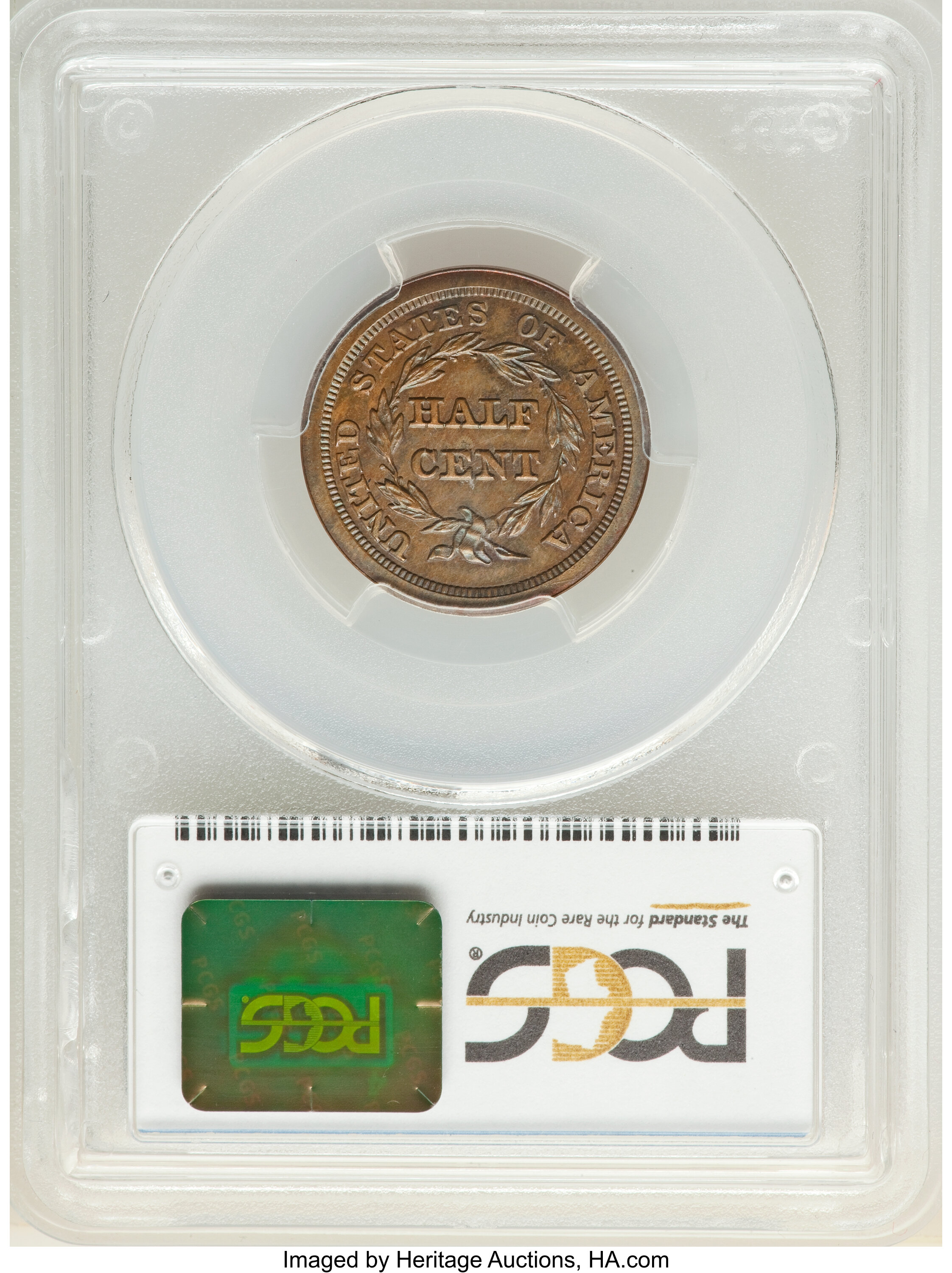 image for: 1840 Second Restrike (Reverse of 1840), B-3, C-SR17, High R.6, PR65 Brown PCGS. Our EAC Grade PR60.