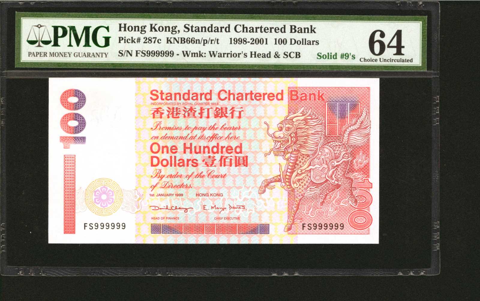 image for: Hong Kong  100 dollars (B410k)