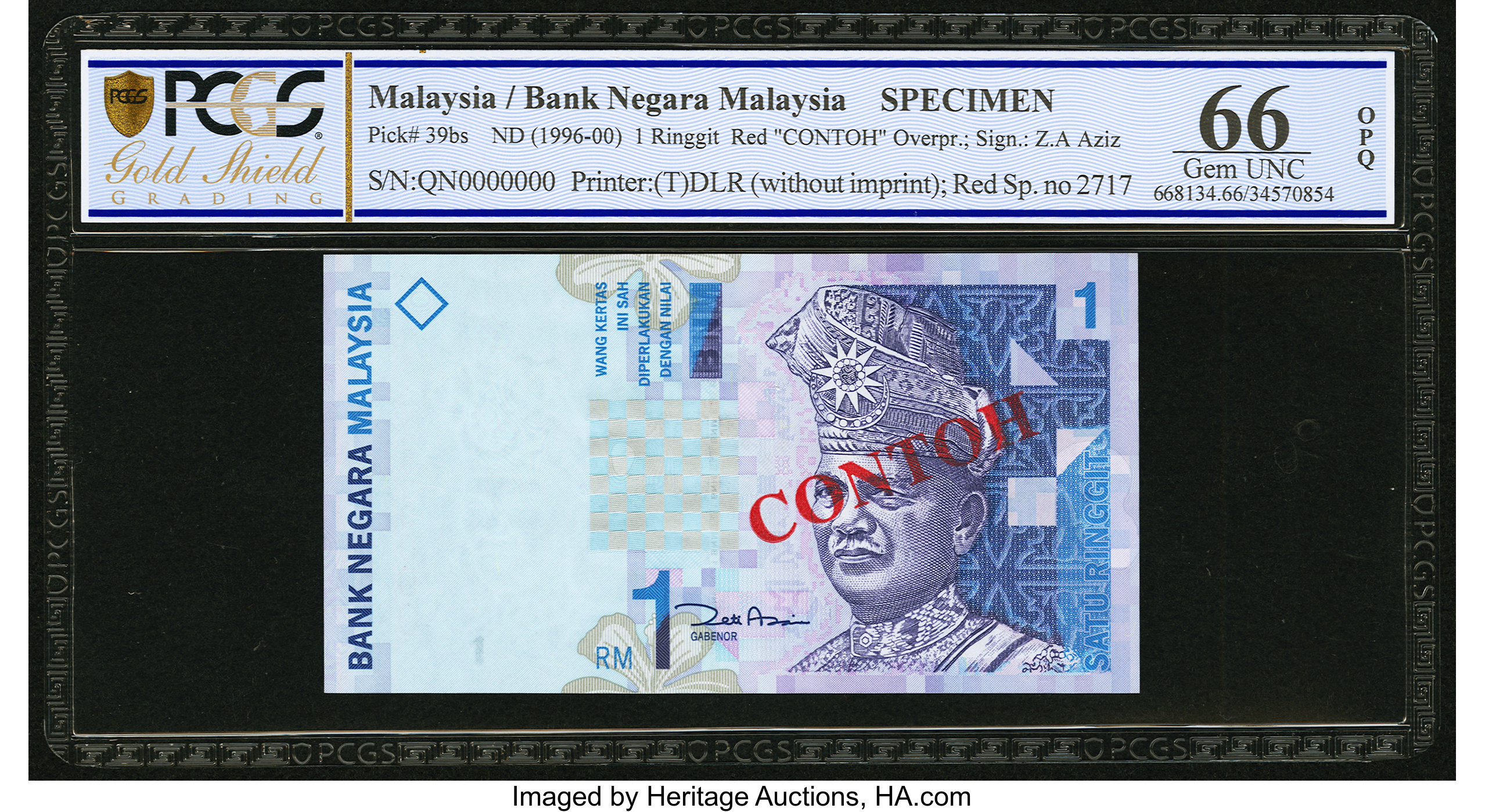 image for: Malaysia  1 ringgit (B139a)