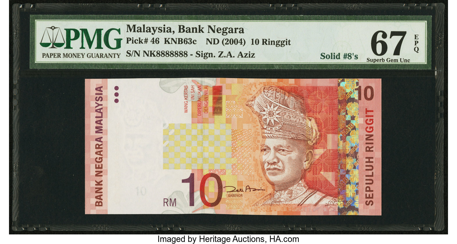image for: Malaysia  10 ringgit (B146a)