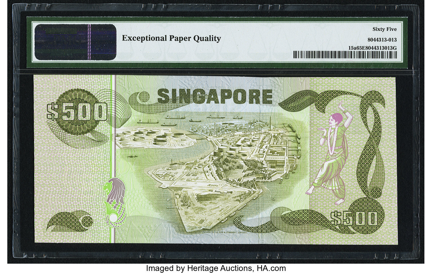 image for: Singapore  500 dollars (B116az)