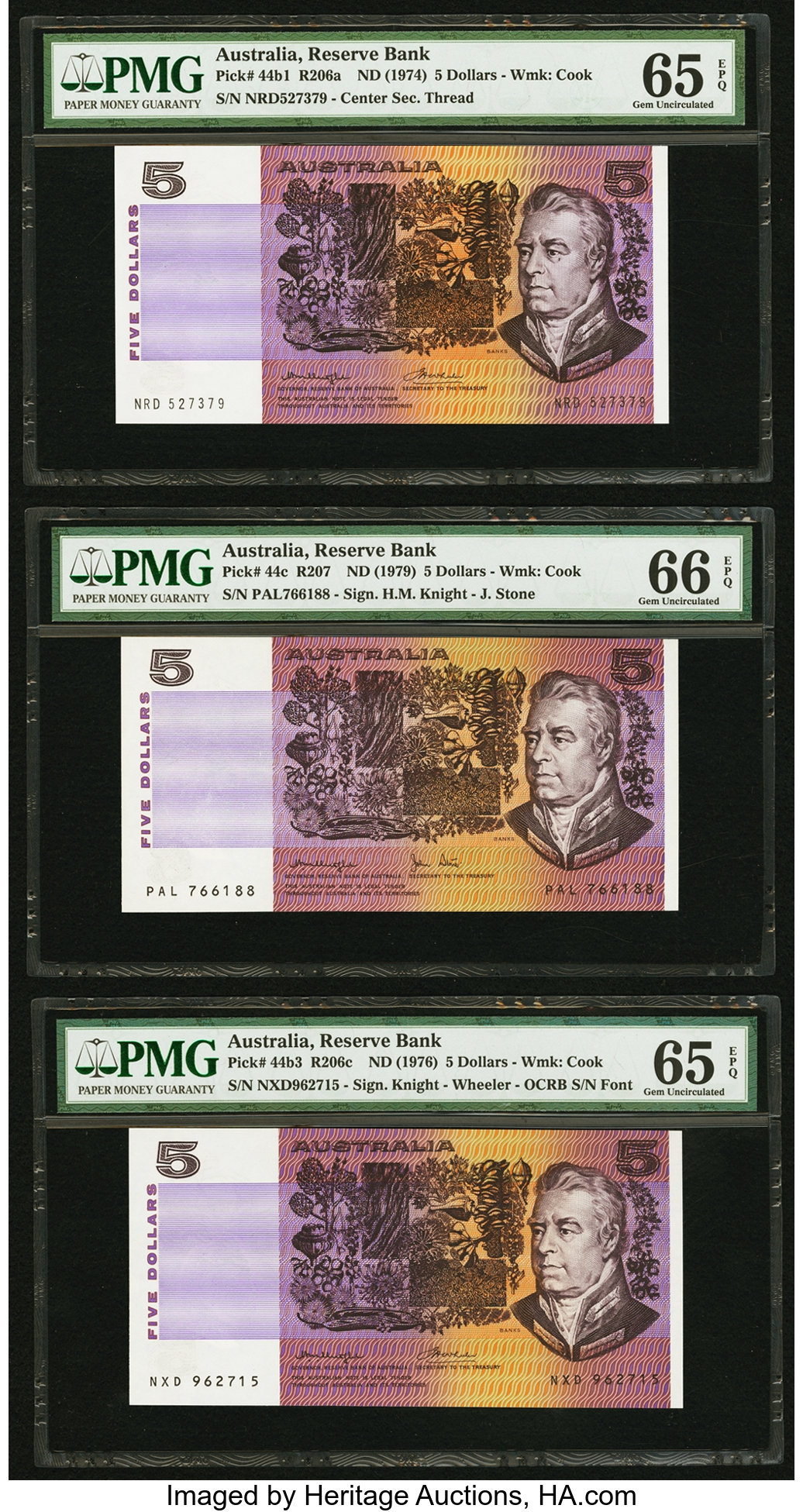 image for: Australia  5 dollars (B212i)