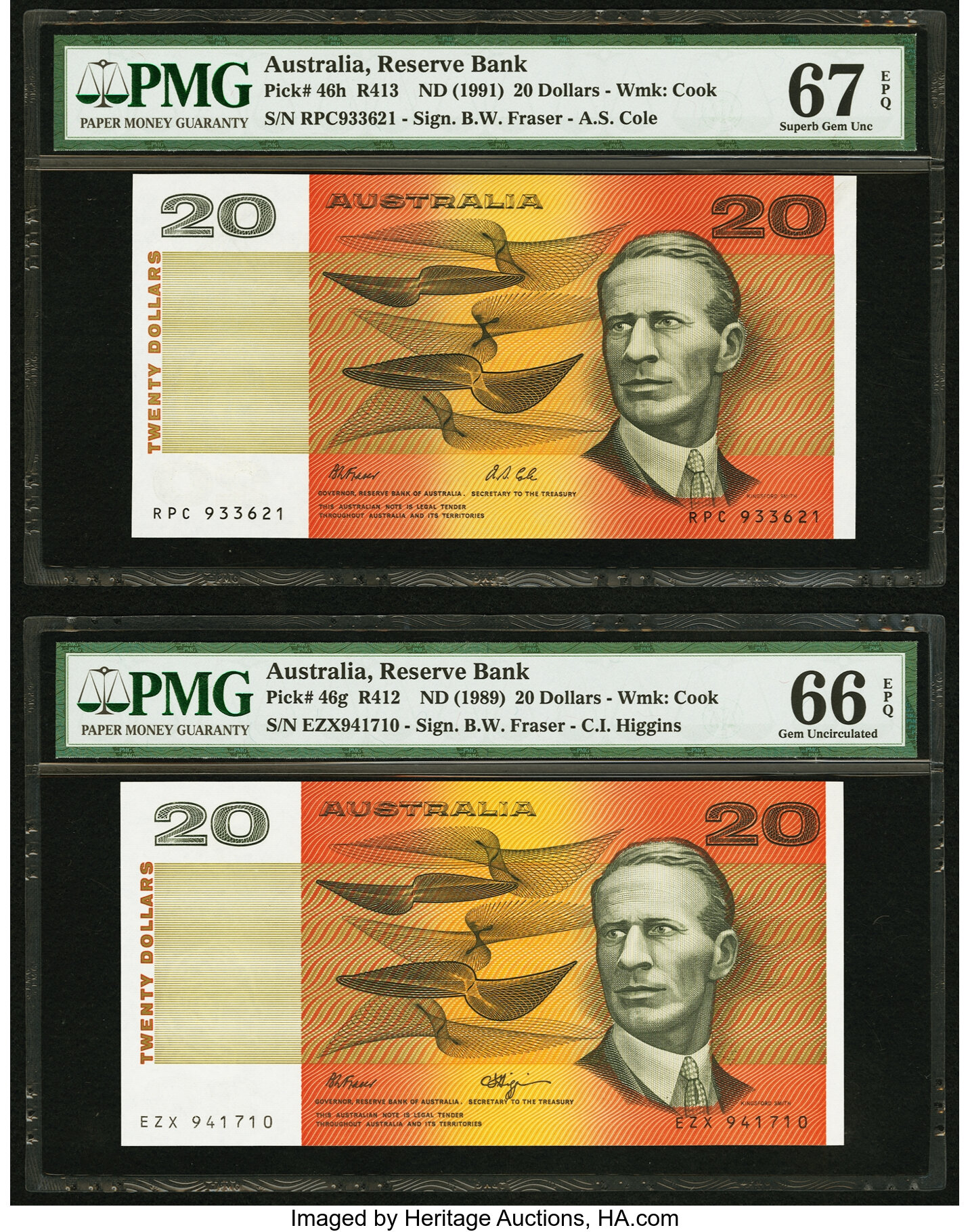 image for: Australia  20 dollars (B214h)