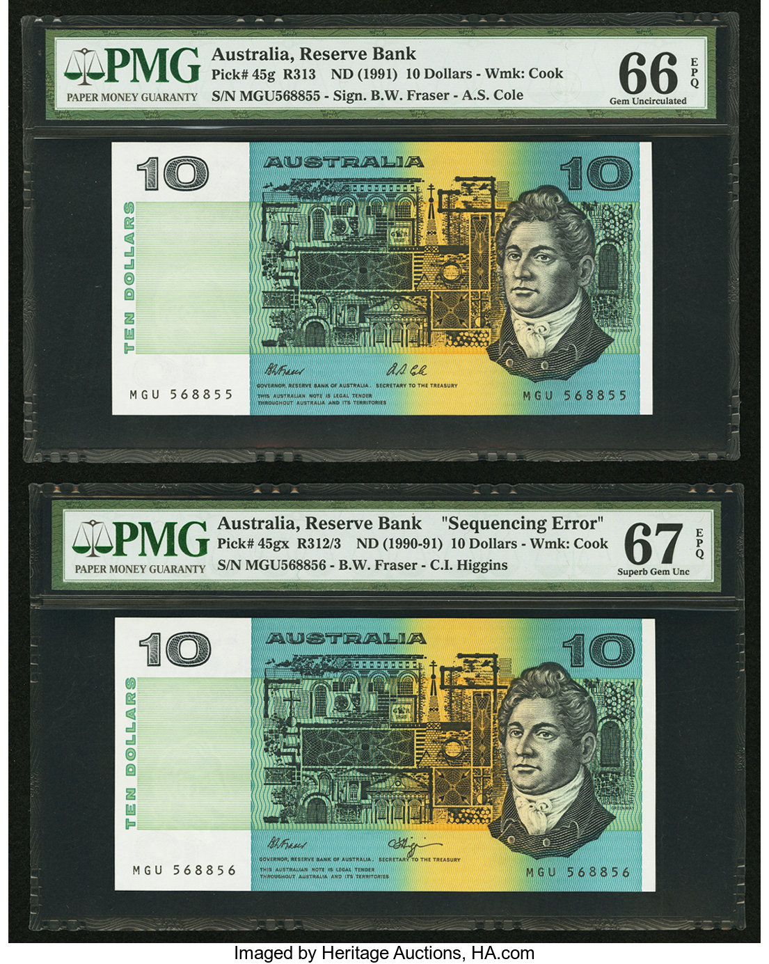 image for: Australia  10 dollars (B213g)