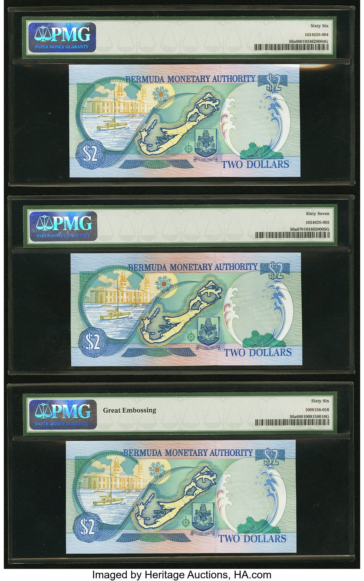 image for: Bermuda  2 dollars (B222a)