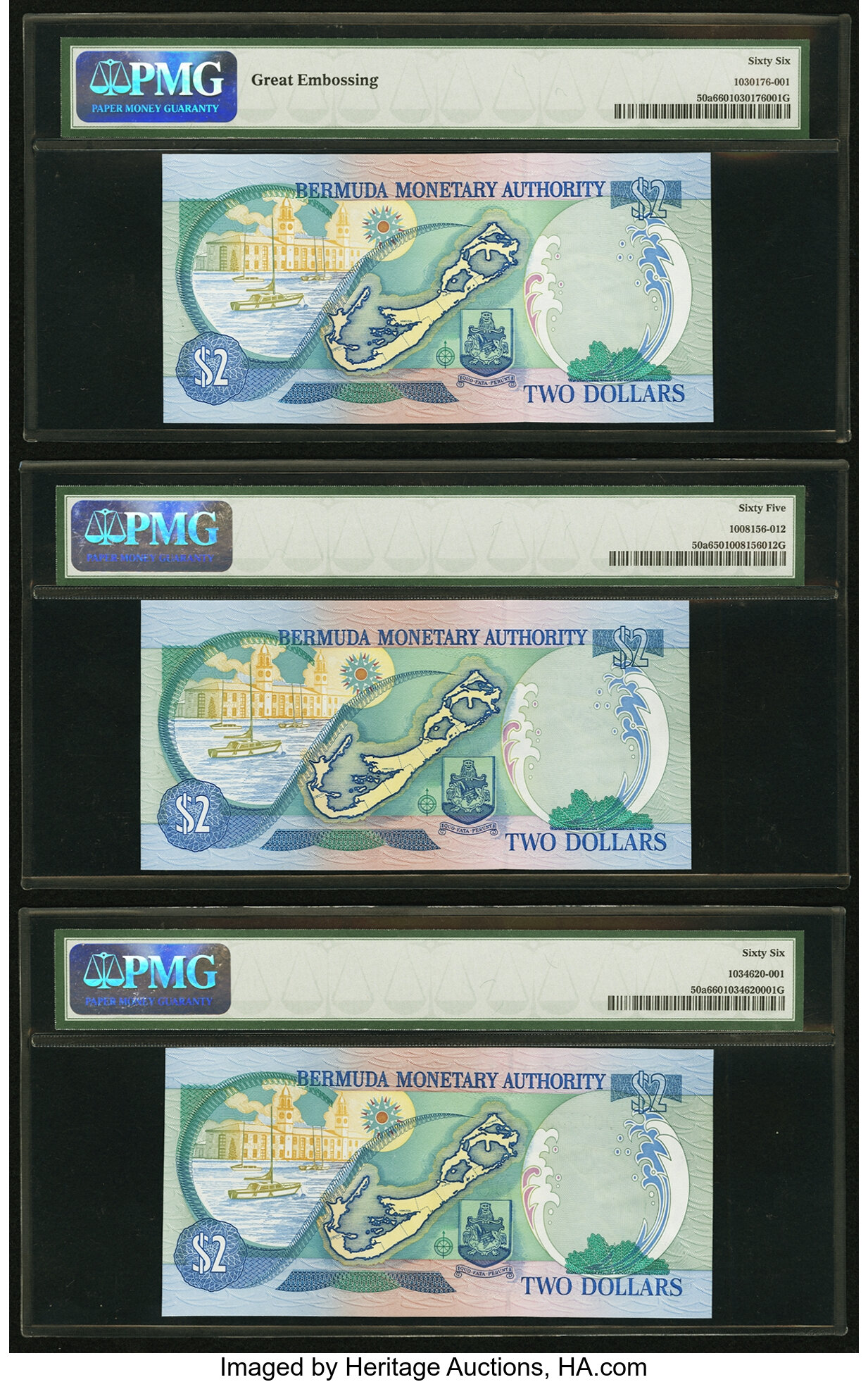 image for: Bermuda  2 dollars (B222a)