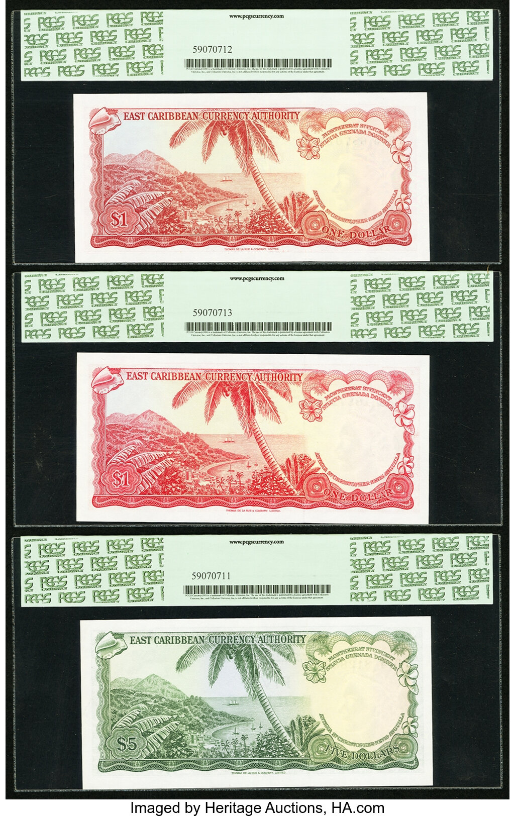 image for: East Caribbean States  1 dollar (B101c10)