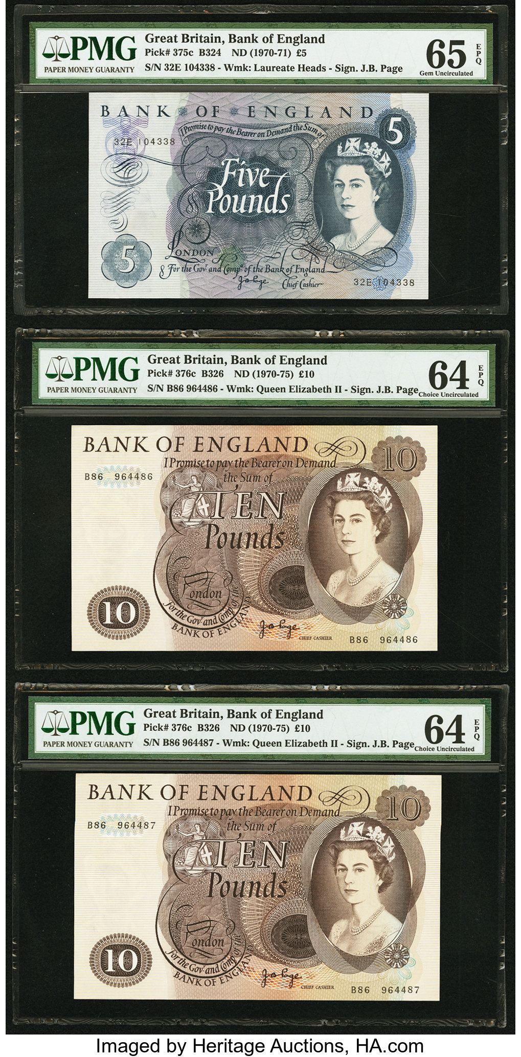image for: United Kingdom  5 pounds (B181bs)