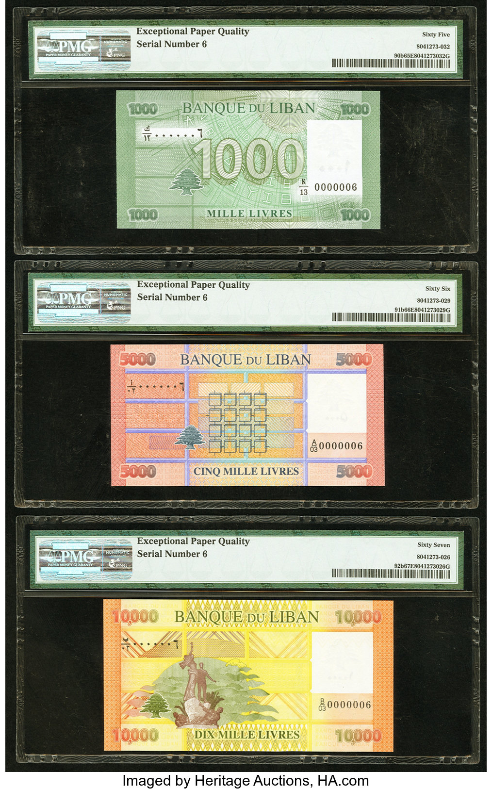 image for: Lebanon  50,000 livres (pounds) (B545az)