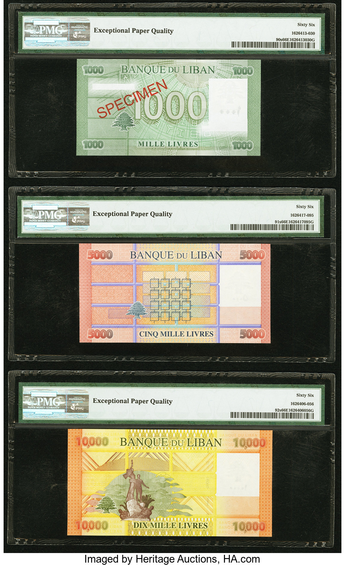 image for: Lebanon  50,000 livres (pounds) (B540a)