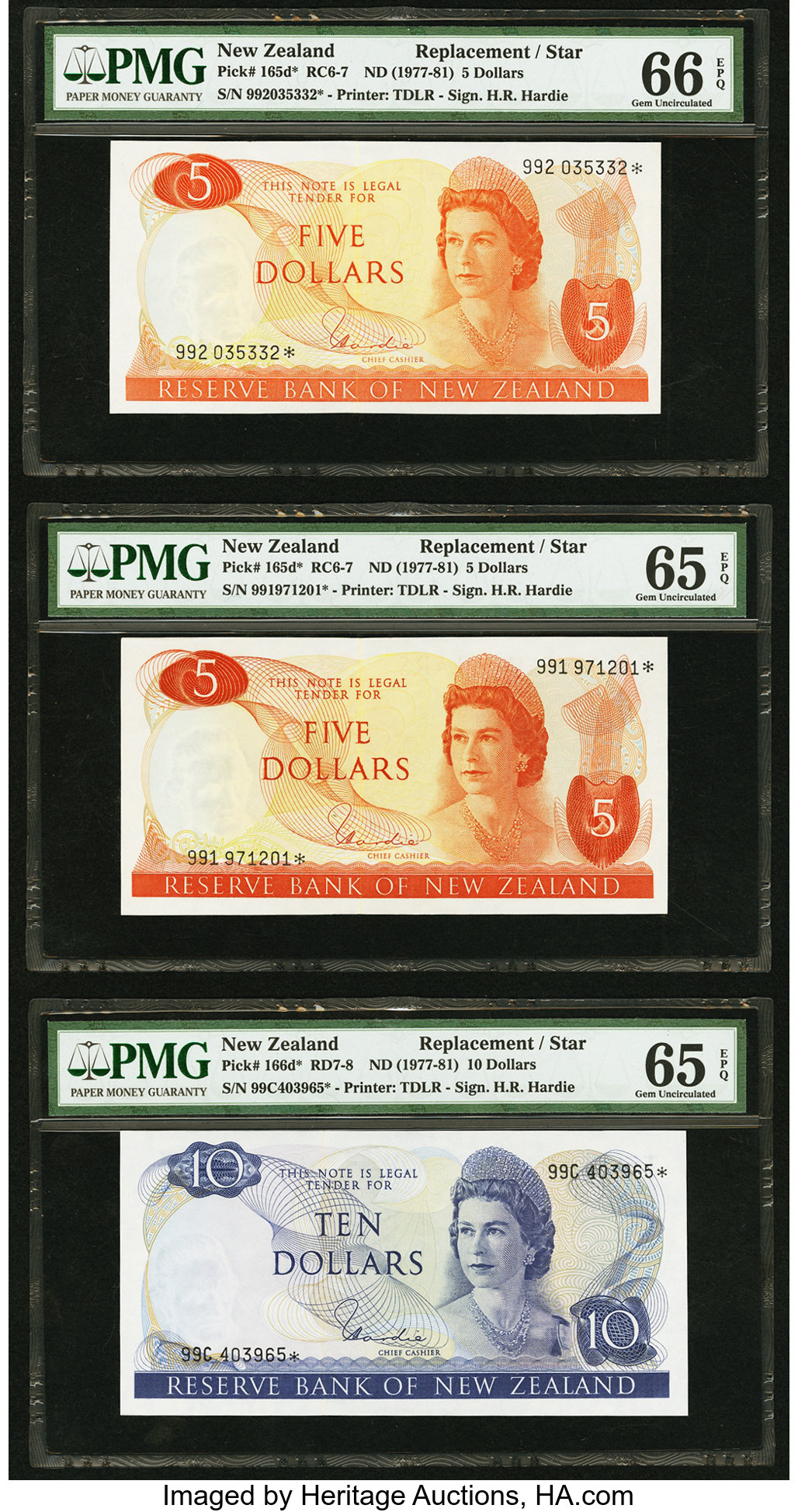 image for: New Zealand  5 dollars (B112ds)