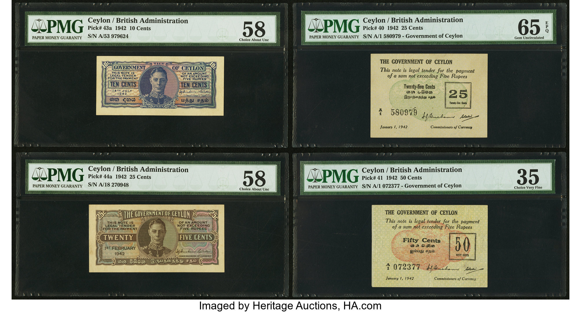 image for: Ceylon  10 rupees(B302as)