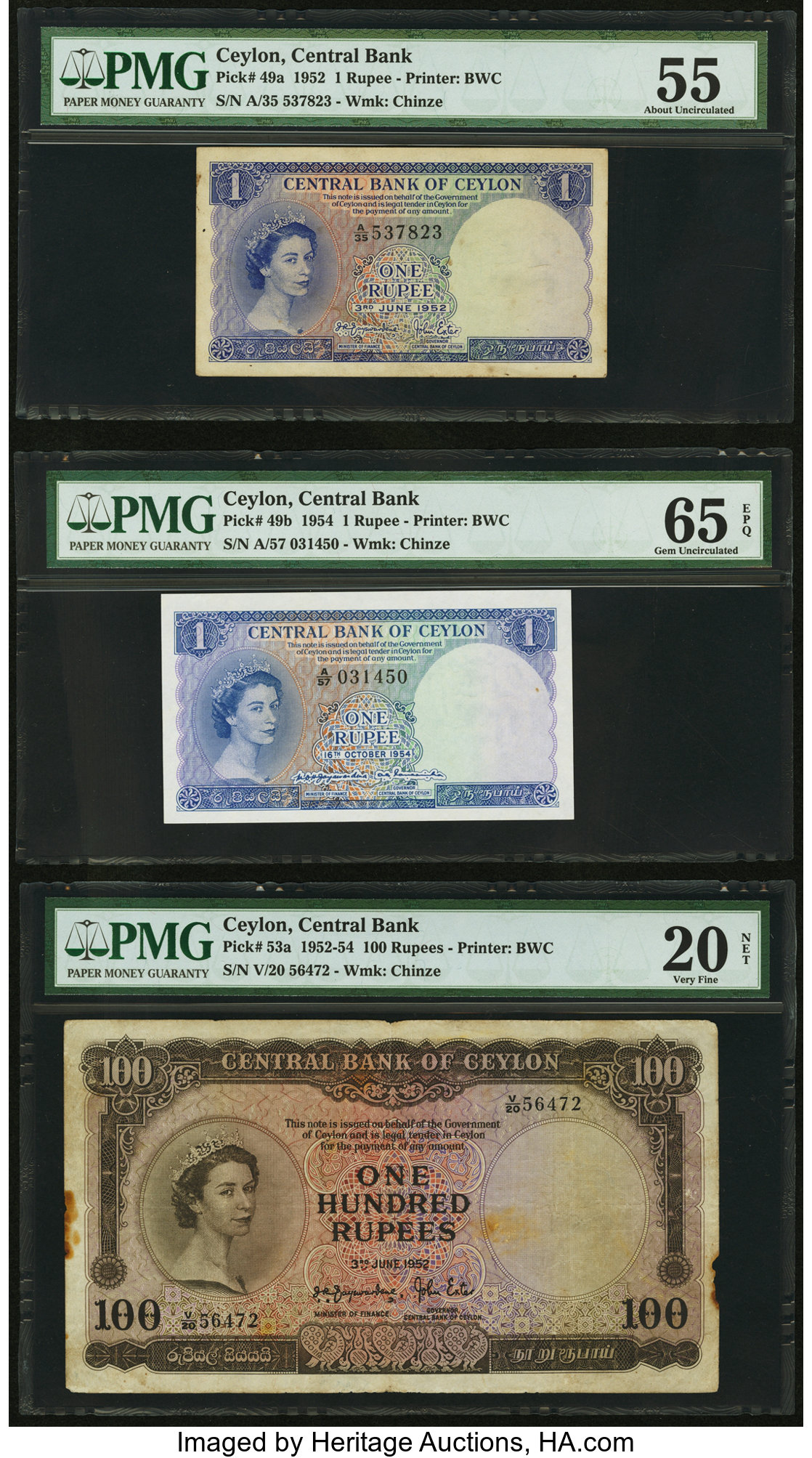 image for: Ceylon  1 rupee(B303at)