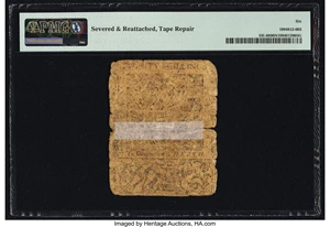 image for: Delaware June 1, 1759 20s PMG Good 6 Net....
