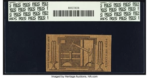 image for: New York January 6, 1776 (Water Works) 4s PCGS Choice New 63PPQ....