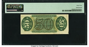 image for: Fr. 1364 50¢ Third Issue Justice PMG Choice Uncirculated 64....
