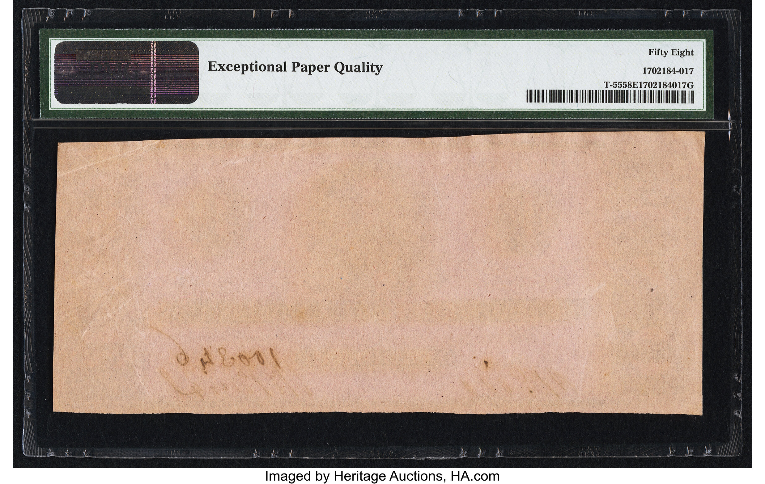 image for: T55 $1 1862 PF-7 Cr. 398 PMG Choice About Unc 58 EPQ....