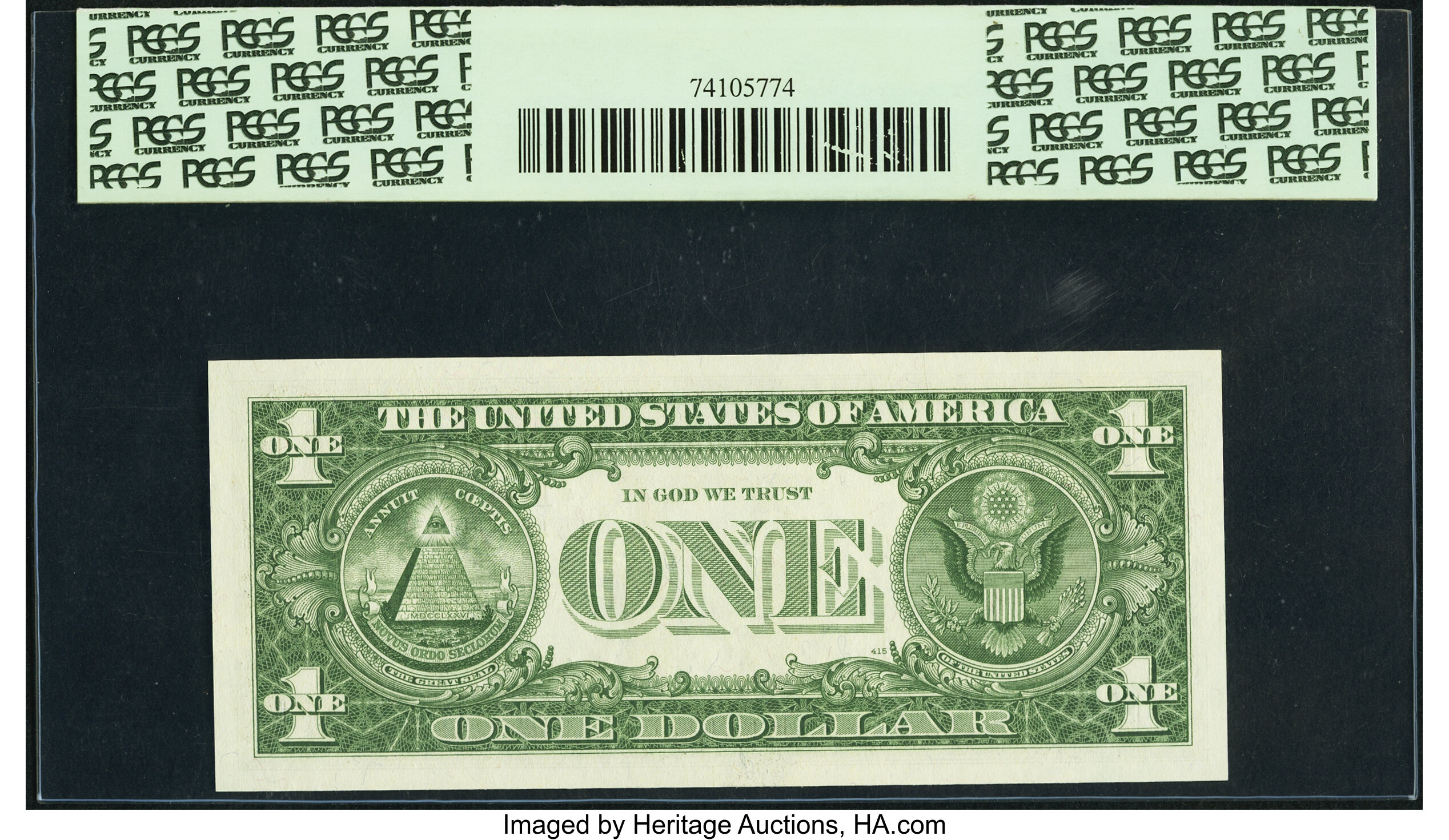 image for: Fr. 1621* $1 1957B Silver Certificate Star. PCGS Superb Gem New 68PPQ....