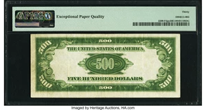 image for: Fr. 2200-F $500 1928 Federal Reserve Note. PMG Very Fine 30 EPQ....