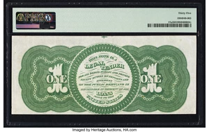 image for: Fr. 17a $1 1862 Legal Tender PMG Choice Very Fine 35....