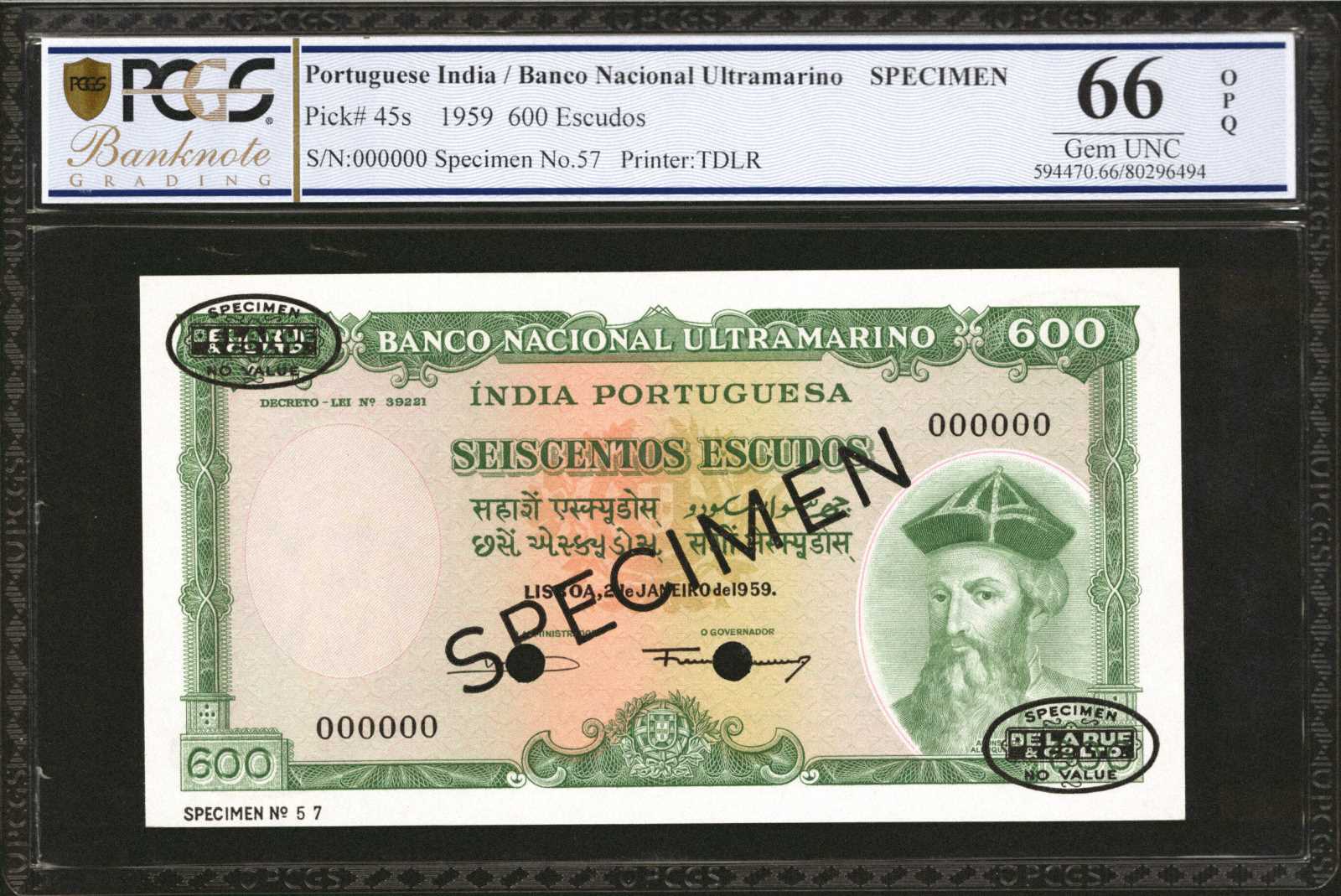 image for: Portuguese India  60 escudos(B331as2)