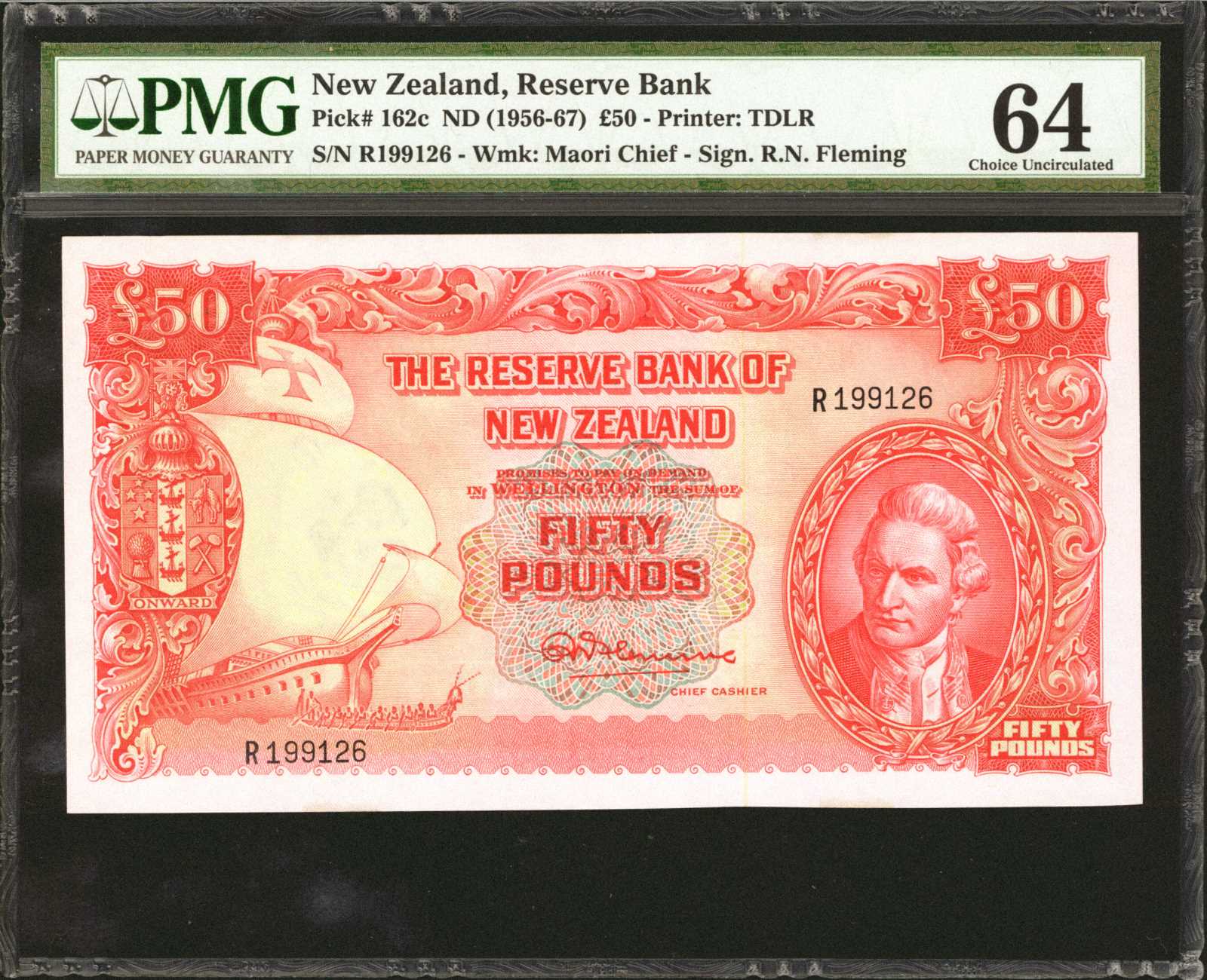 image for: New Zealand  50 pounds (B109cs)