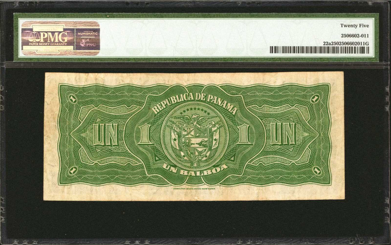 image for: Panama  1 balboa (B201a)