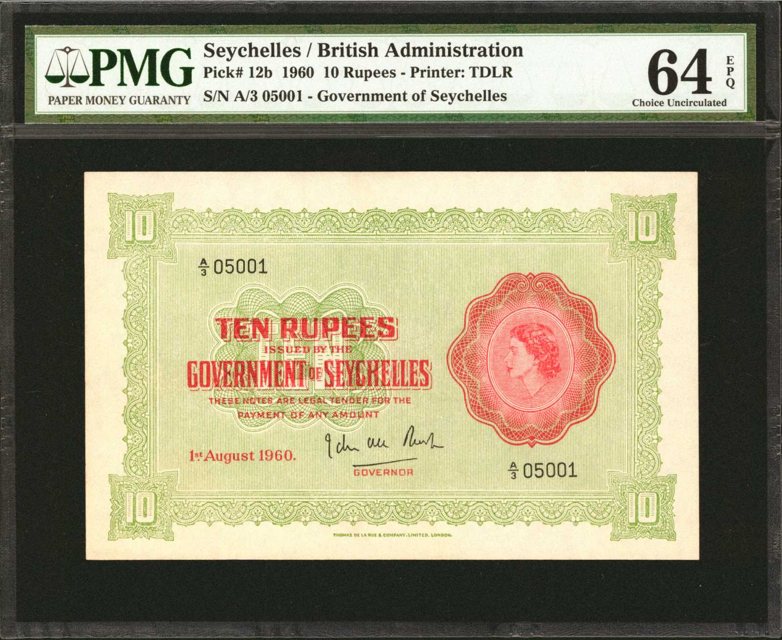 image for: Seychelles  10 rupees(B119ds)