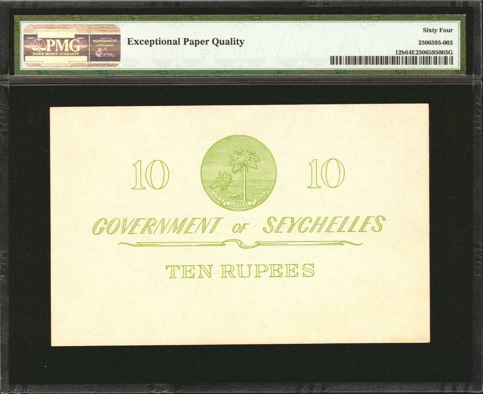 image for: Seychelles  10 rupees(B119d)
