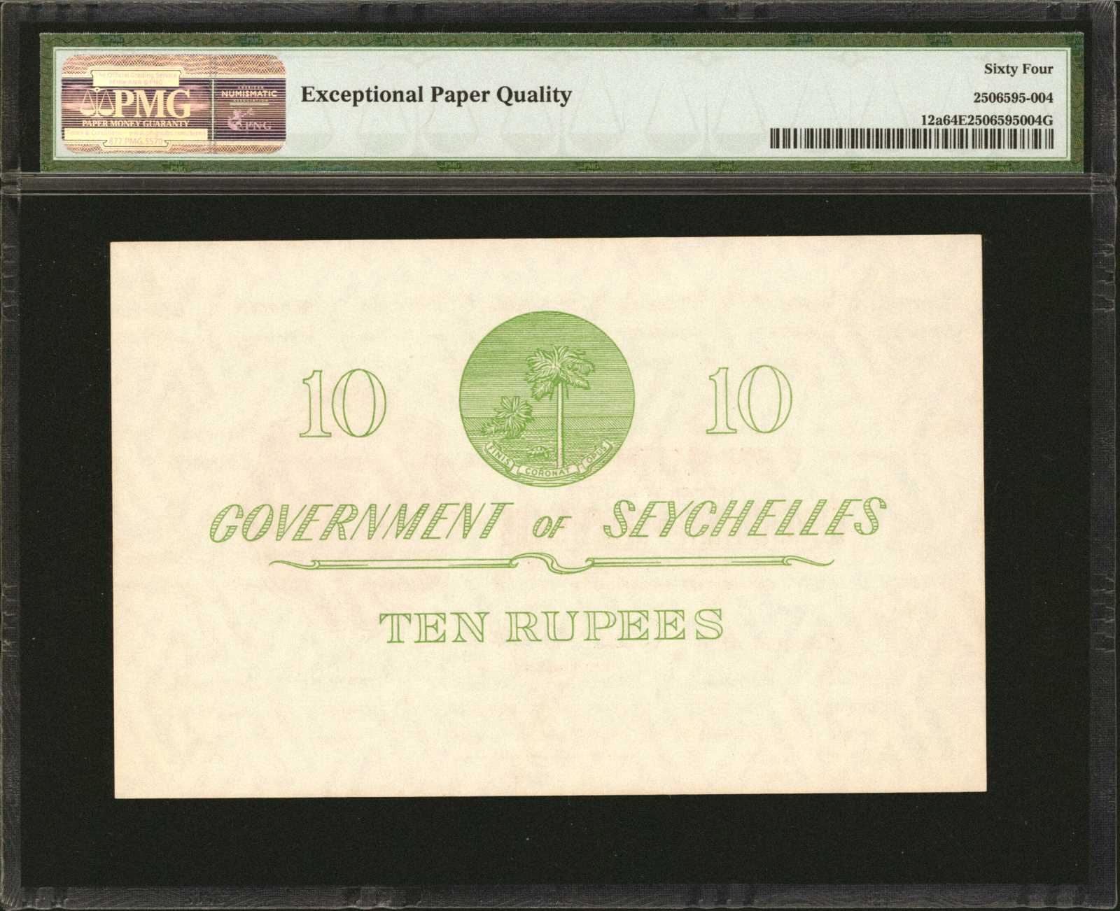 image for: Seychelles  10 rupees(B119d)