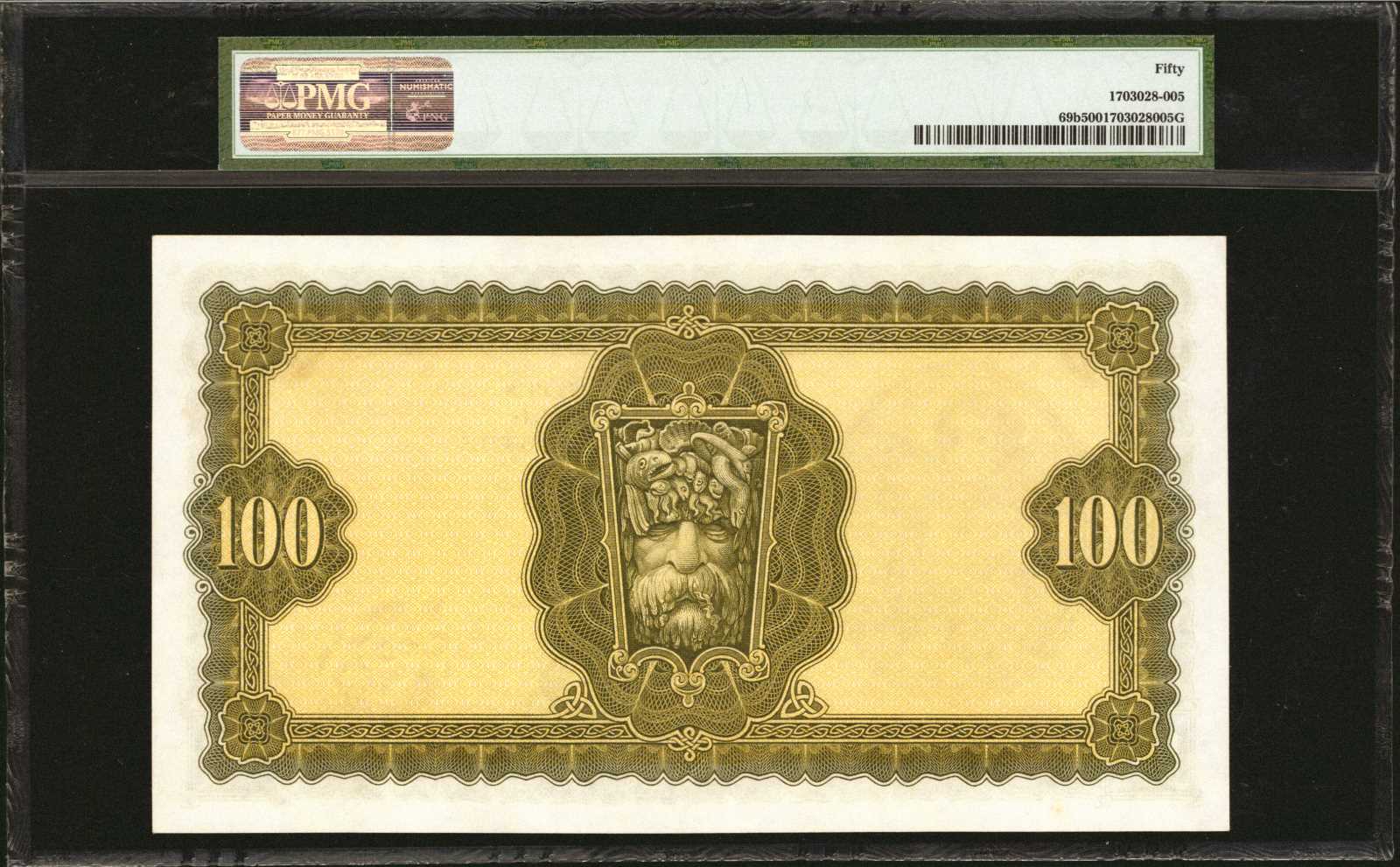image for: Ireland, Republic of  100 pounds (B214as3)