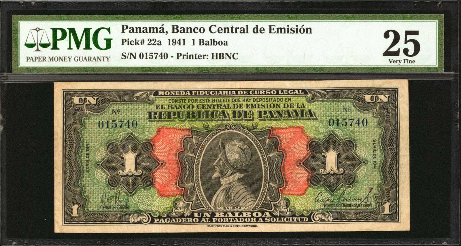 image for: Panama  1 balboa (B201as)