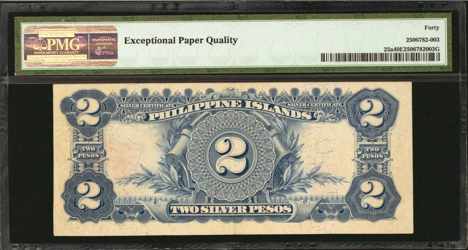 image for: Philippines  2 silver pesos (B501b)
