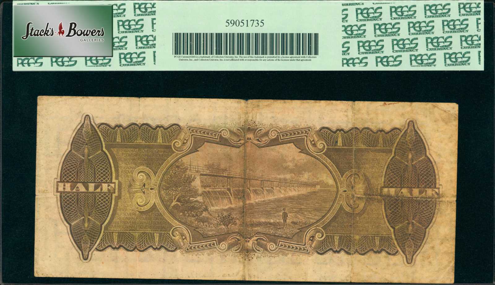 image for: Australia  1/2 sovereign(B120a)