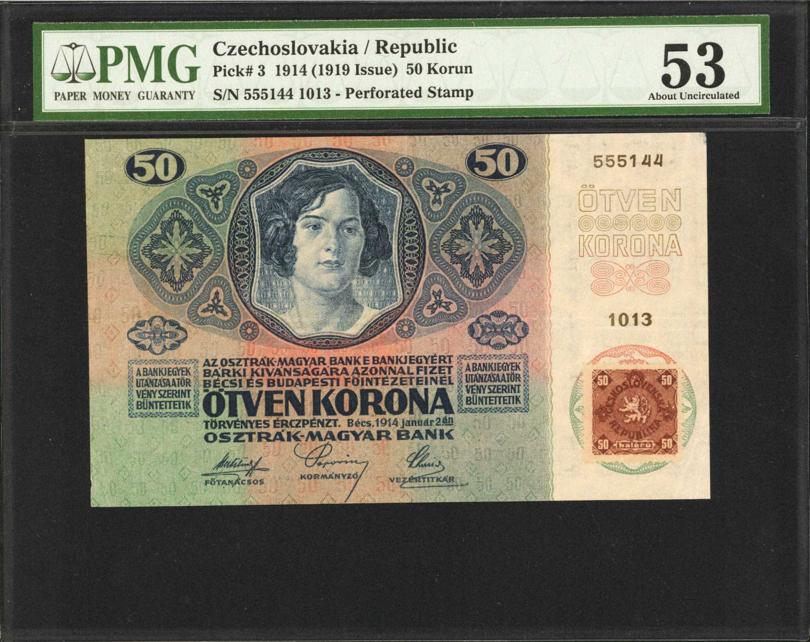 image for: Czech Republic  1,000 korun (B103b)