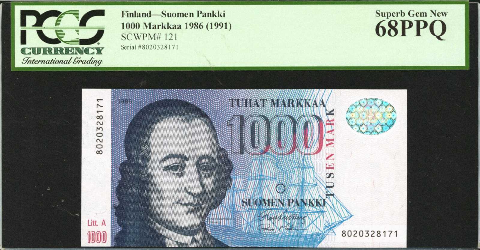 image for: Finland  1,000 markkaa / mark (B406as)