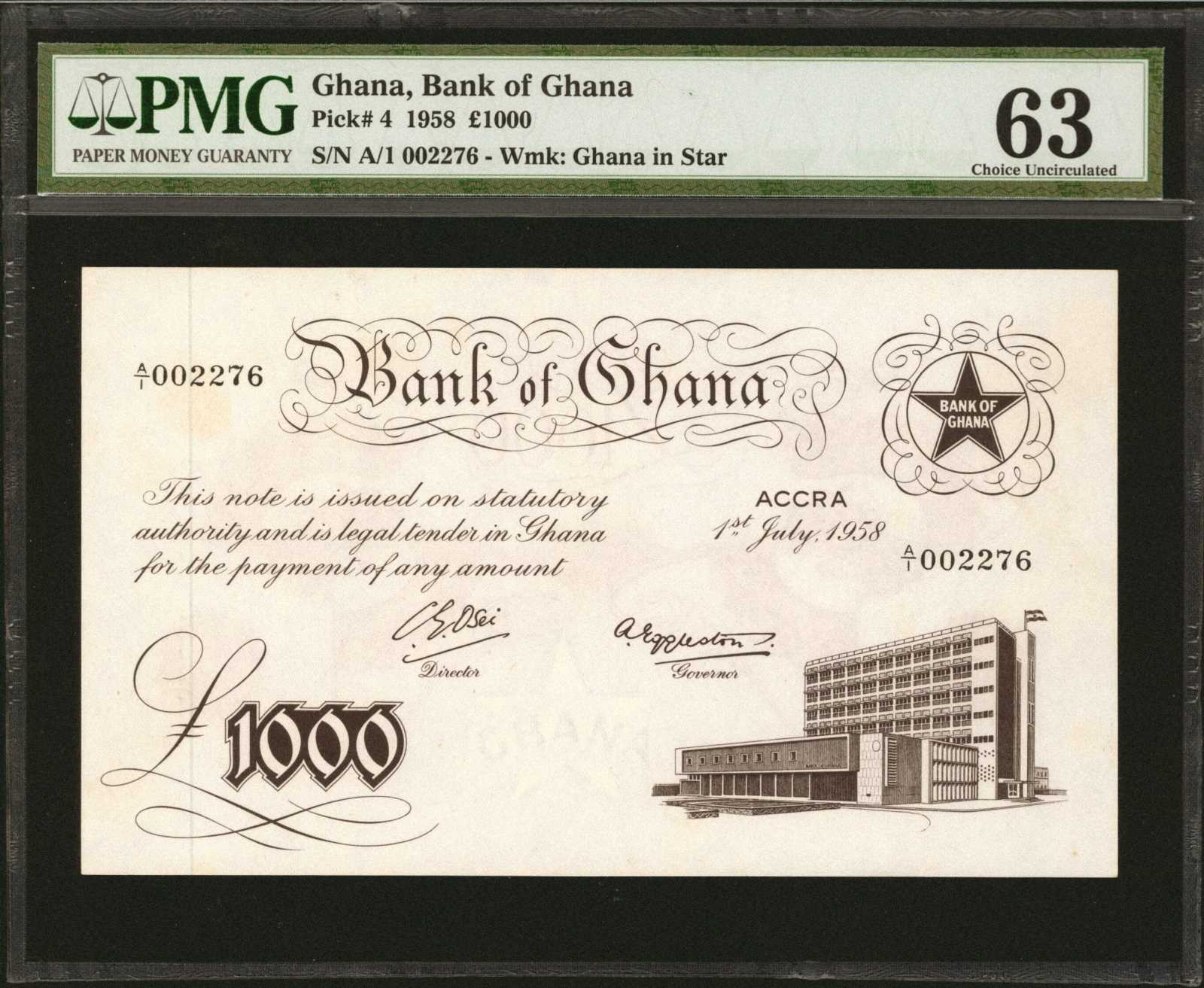 image for: Ghana  1,000 pounds (B104a)