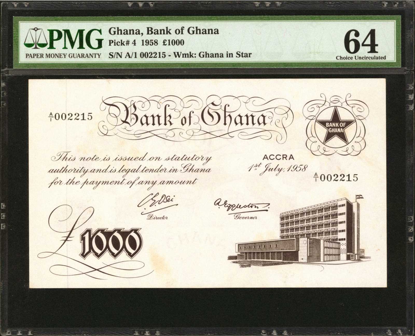 image for: Ghana  1,000 pounds (B104a)