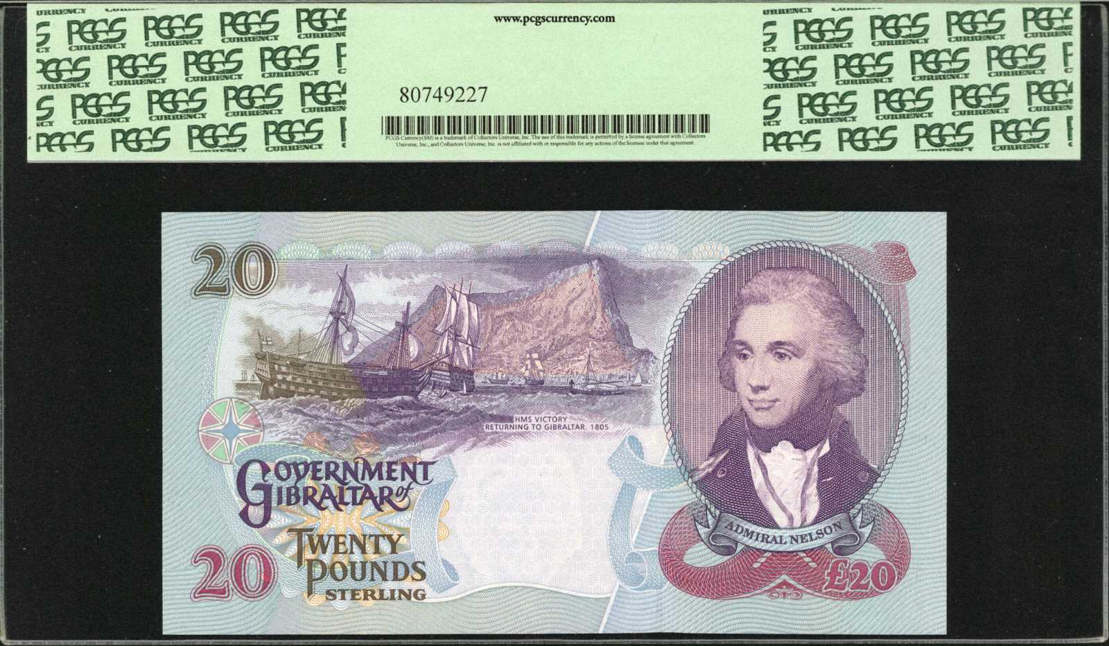 image for: Gibraltar  20 pounds (B125as)