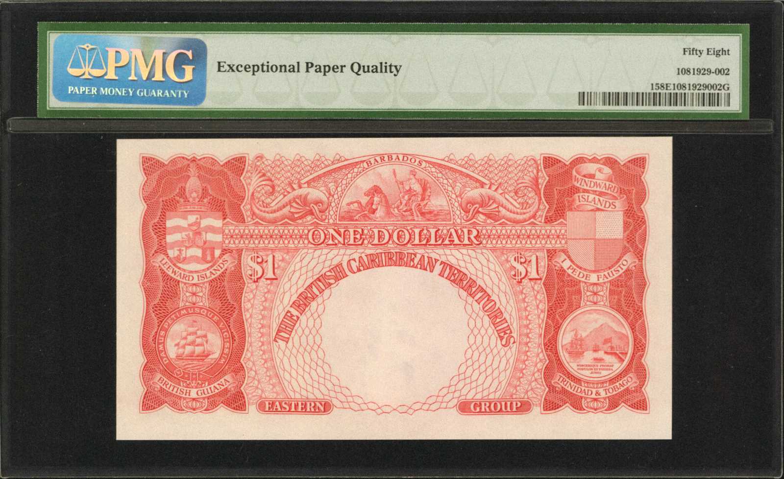 image for: British Caribbean Territories  1 dollar(B101as)