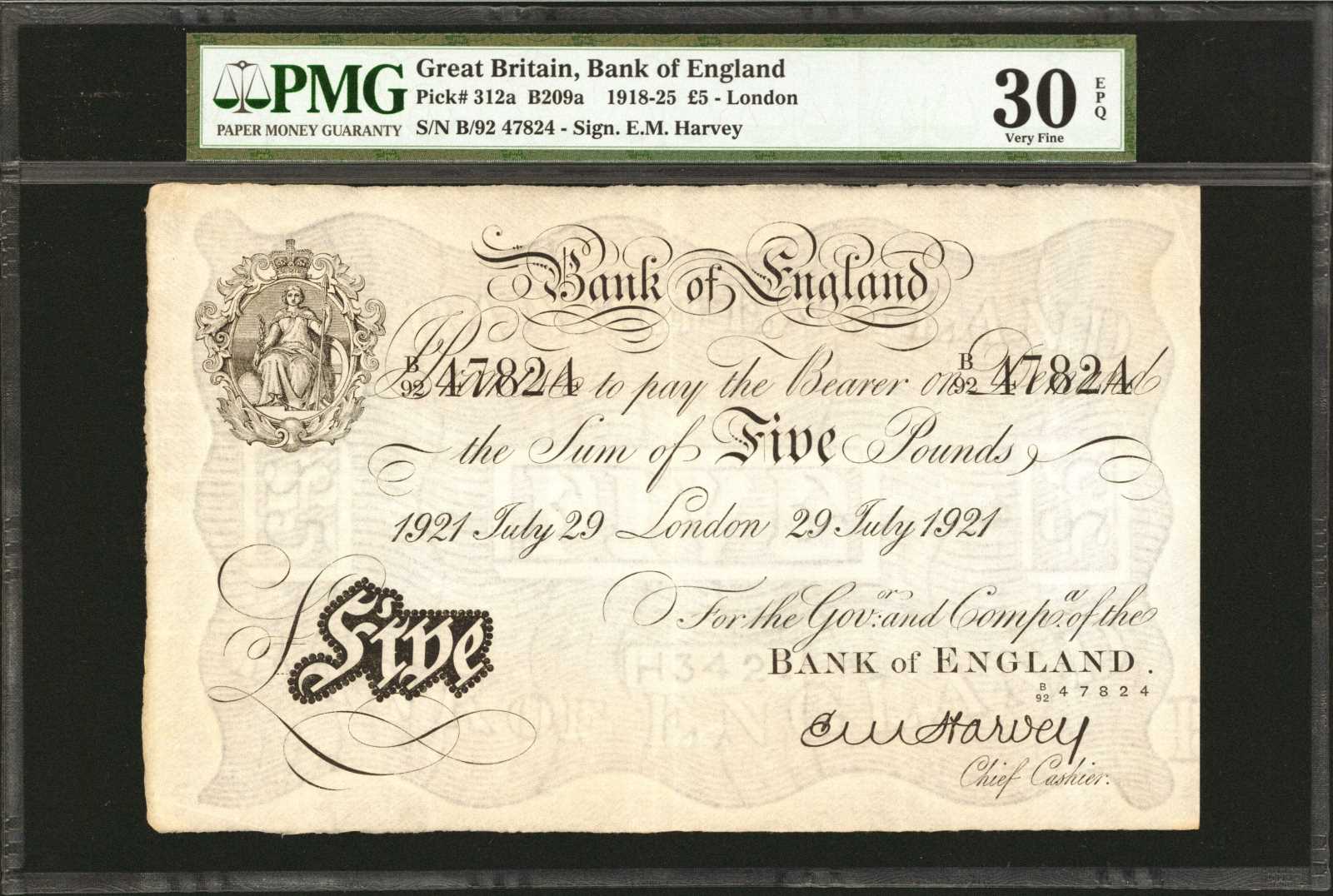 image for: United Kingdom  5 pounds (B161a17)