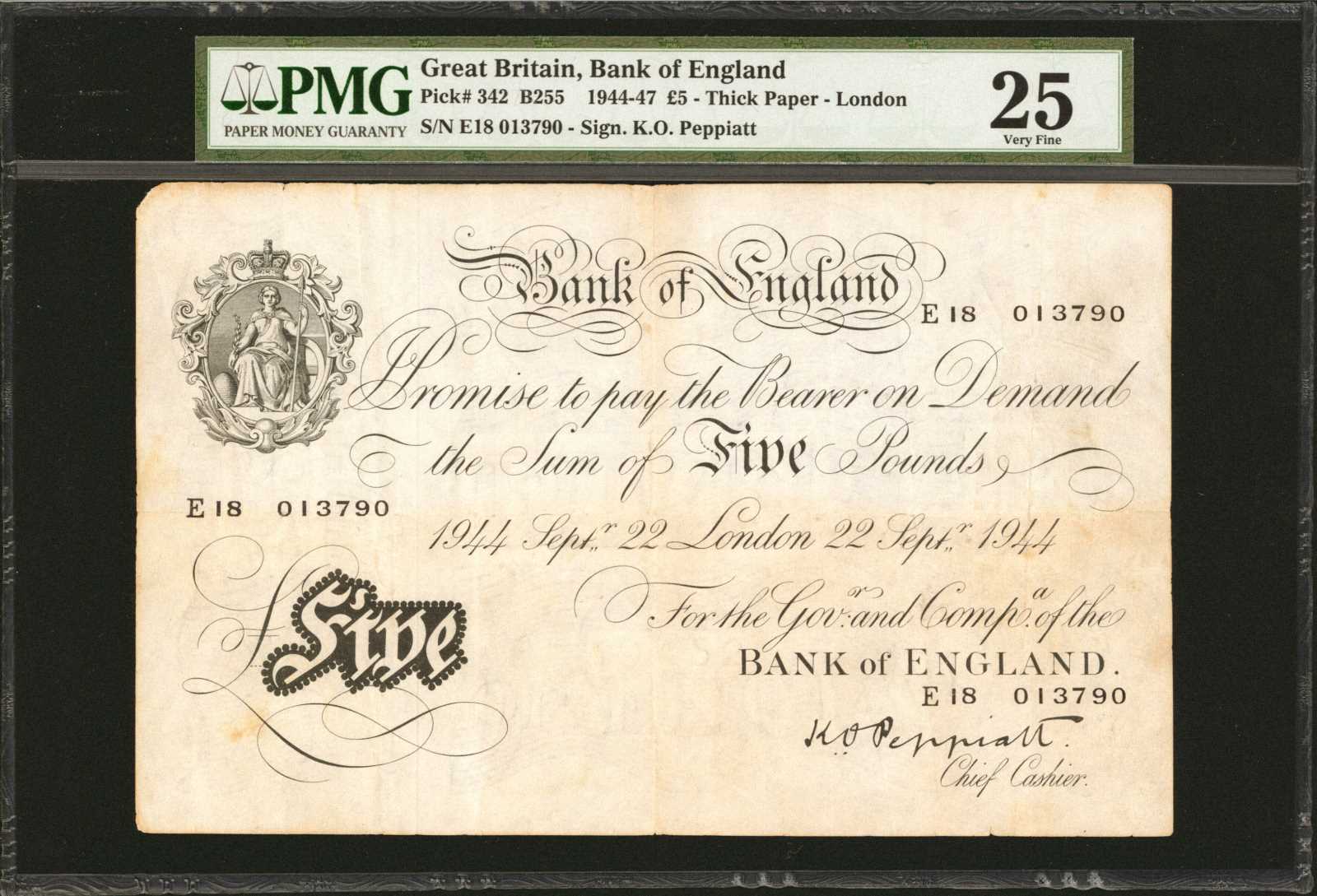 image for: United Kingdom  5 pounds (B177as)