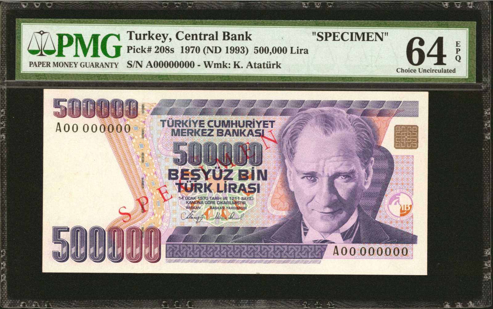 image for: Turkey  500,000 T?rk liras? (B287as)