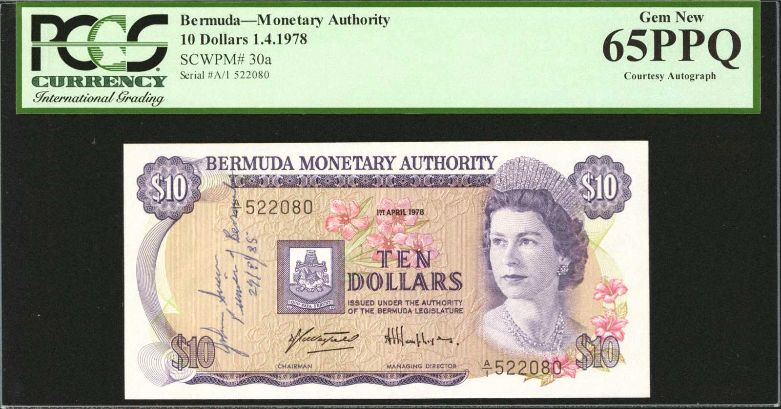 image for: Bermuda  10 dollars (B203bs1)
