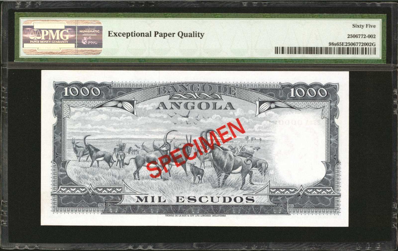 image for: Angola  1,000 escudos(B422bs1)