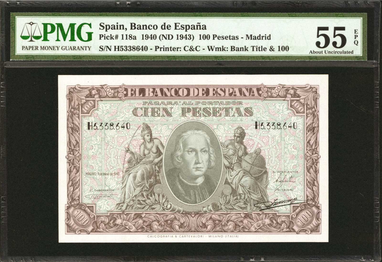 image for: Spain  100 pesetas (B584at2)