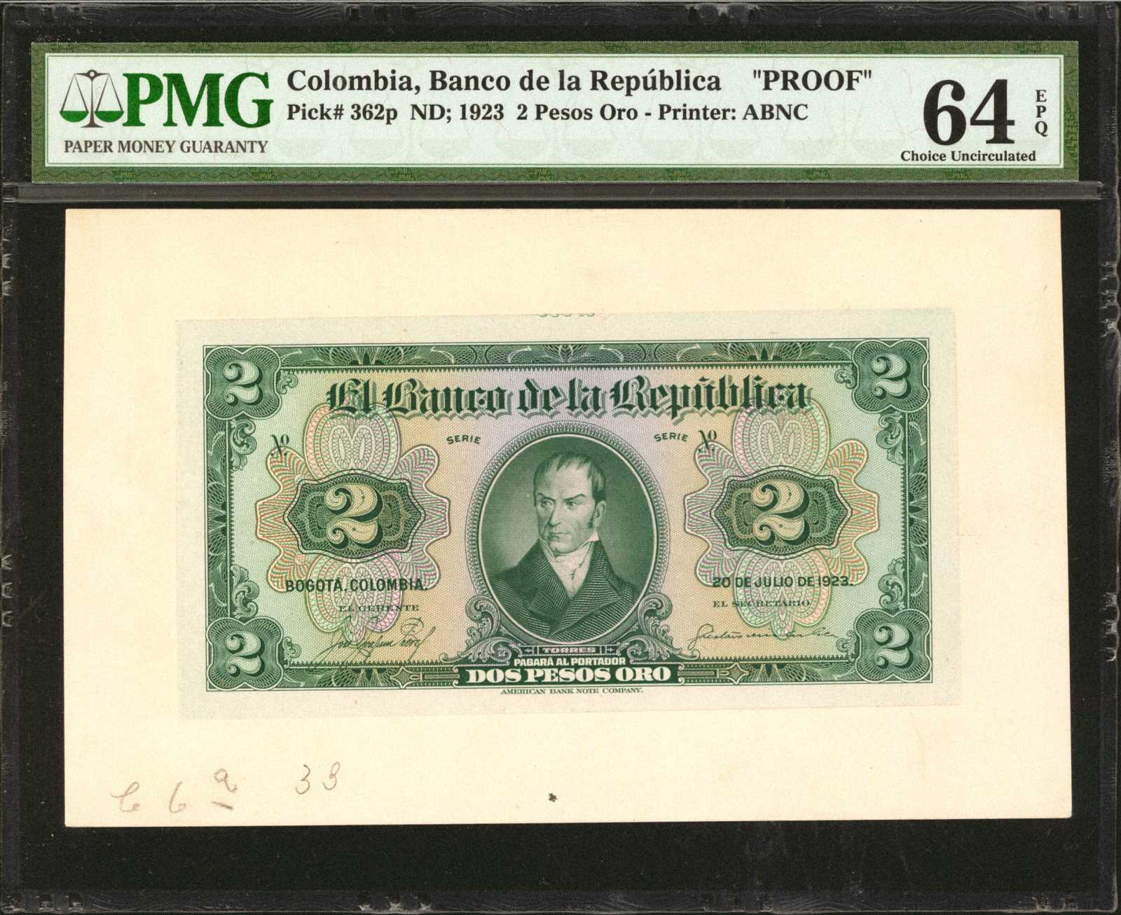 image for: Colombia  10 pesos oro(B915b)